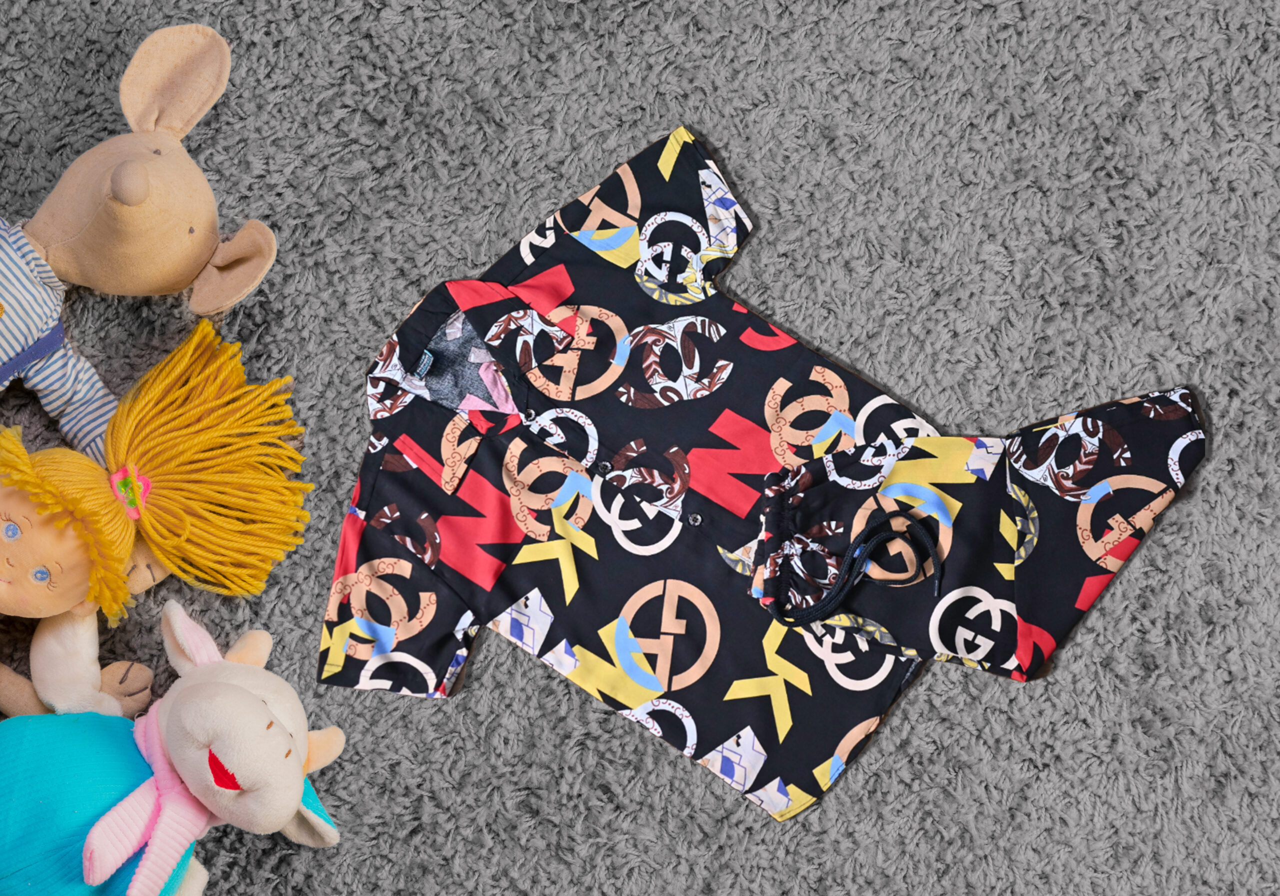 PRINTED KIDS SUMMER OUTFIT - Image 2