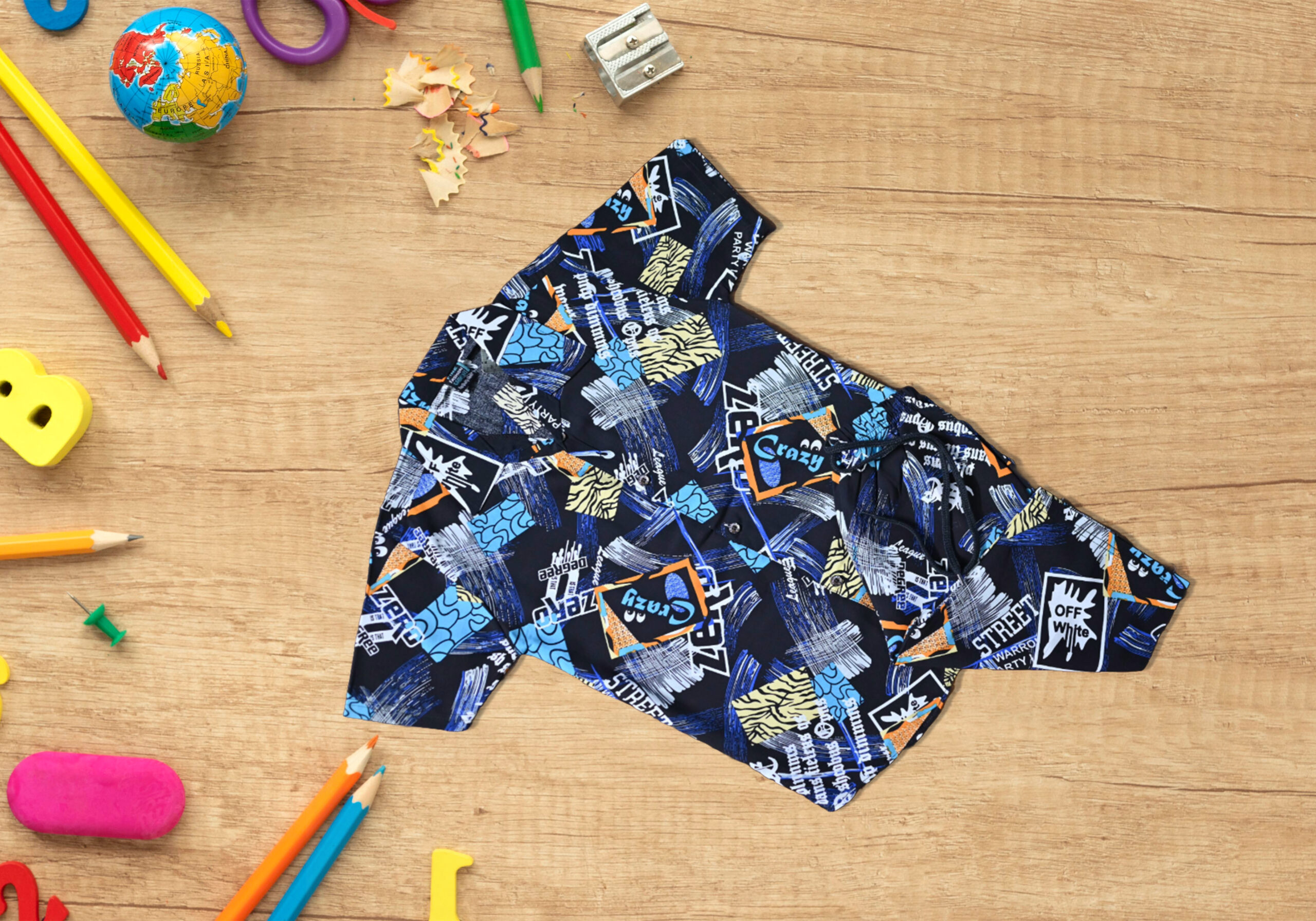 PRINTED KIDS SUMMER OUTFIT - Image 5