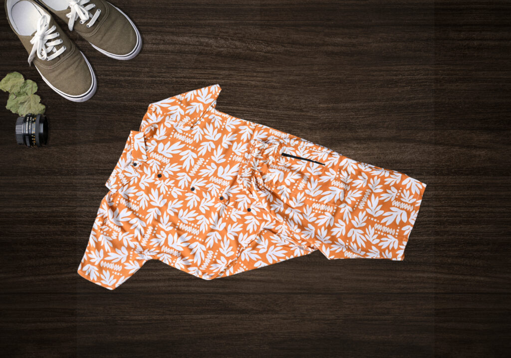 MEN'S SUMMER OUTFIT ORANGE