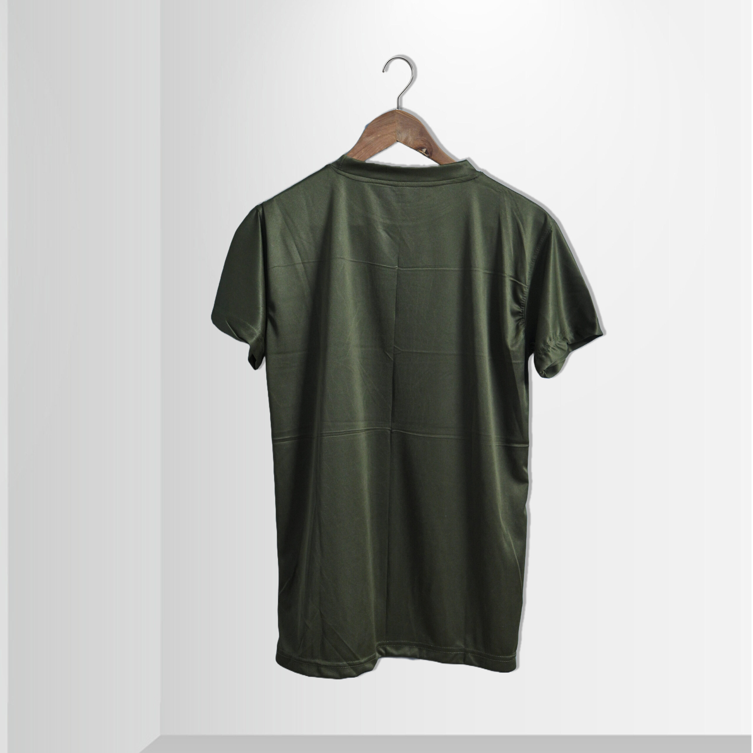 POLYESTER T.SHIRT ARMI GREEN BACK