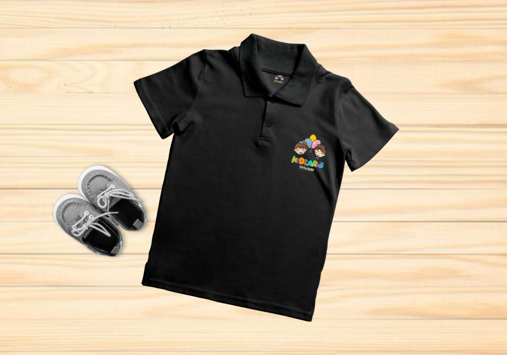 kids polo t.shirt black