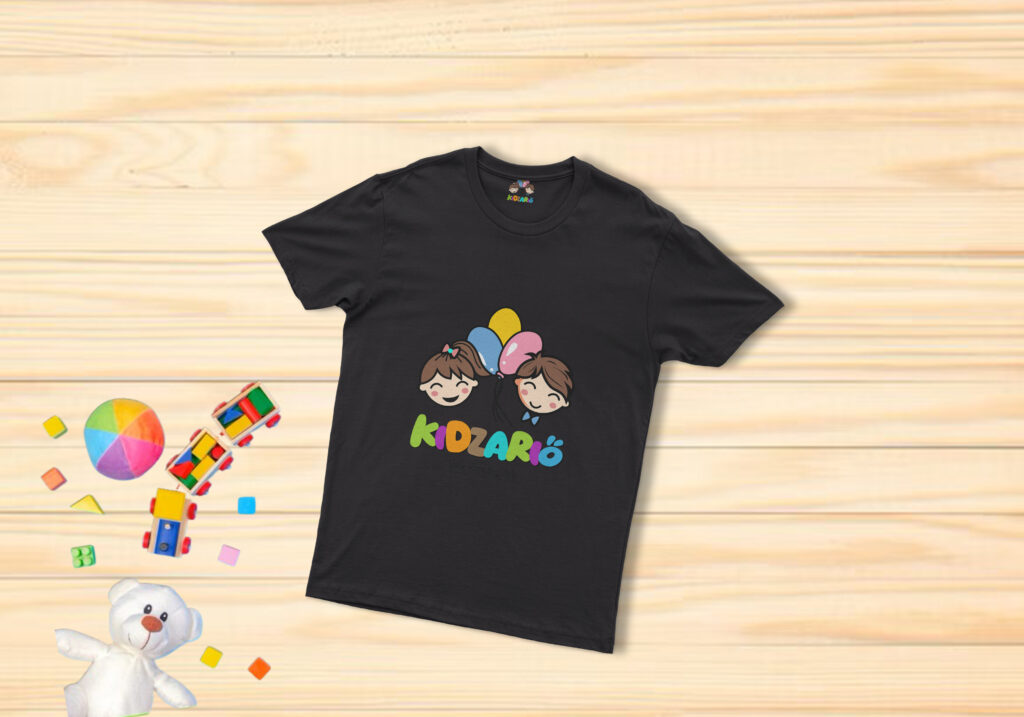 kids t.shirt jet black